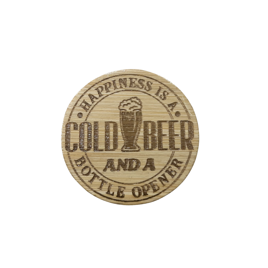 Round Magnetic Bottle Openers