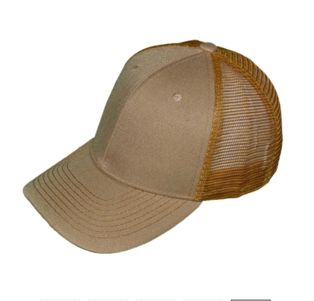 Trucker Hats with Leather Patch