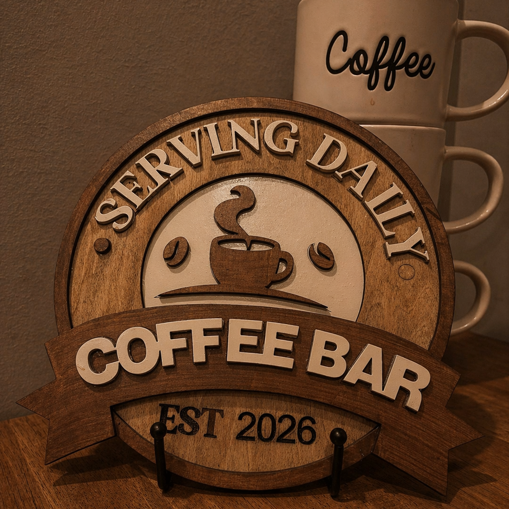 Custom Coffee Bar Signs