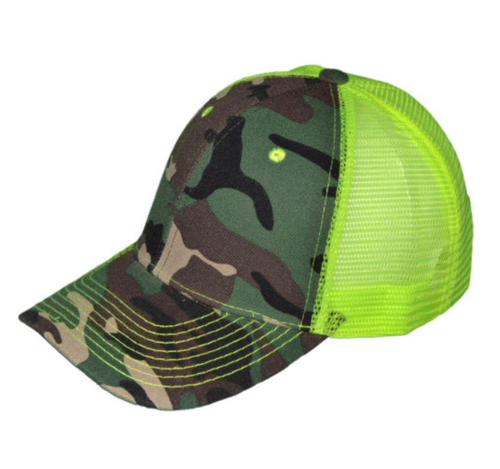 Trucker Hats with Leather Patch