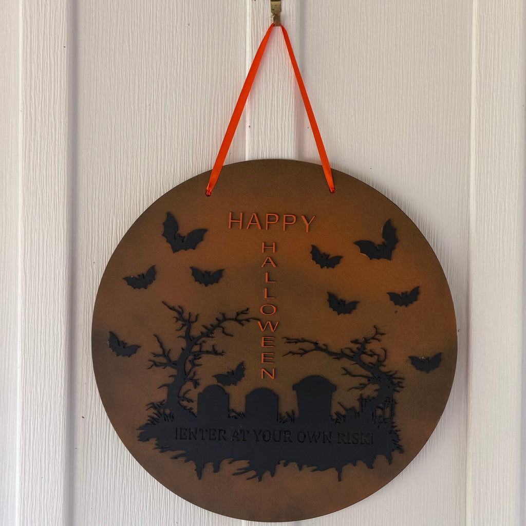 Happy Halloween Decor Signs