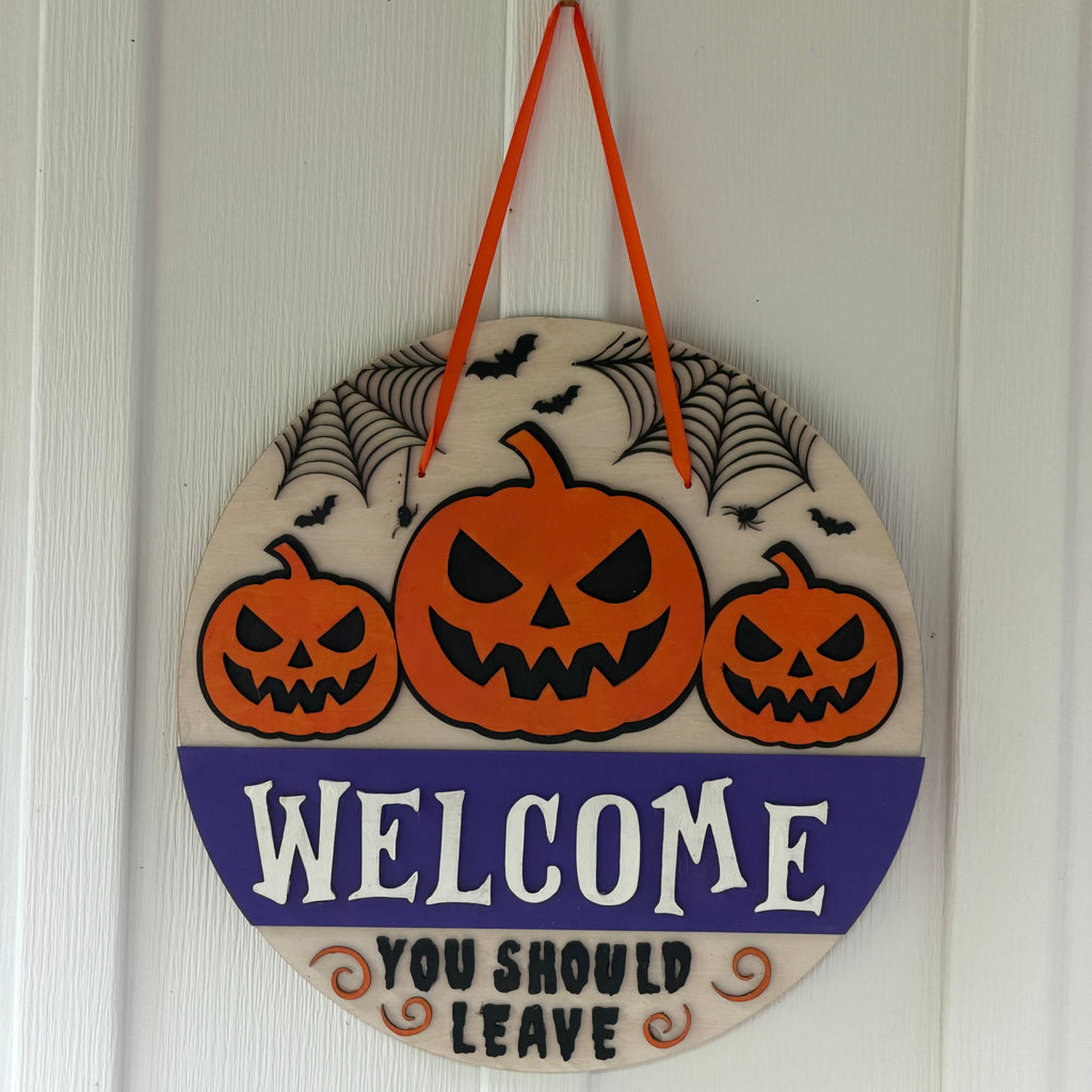 Halloween Welcome Signs