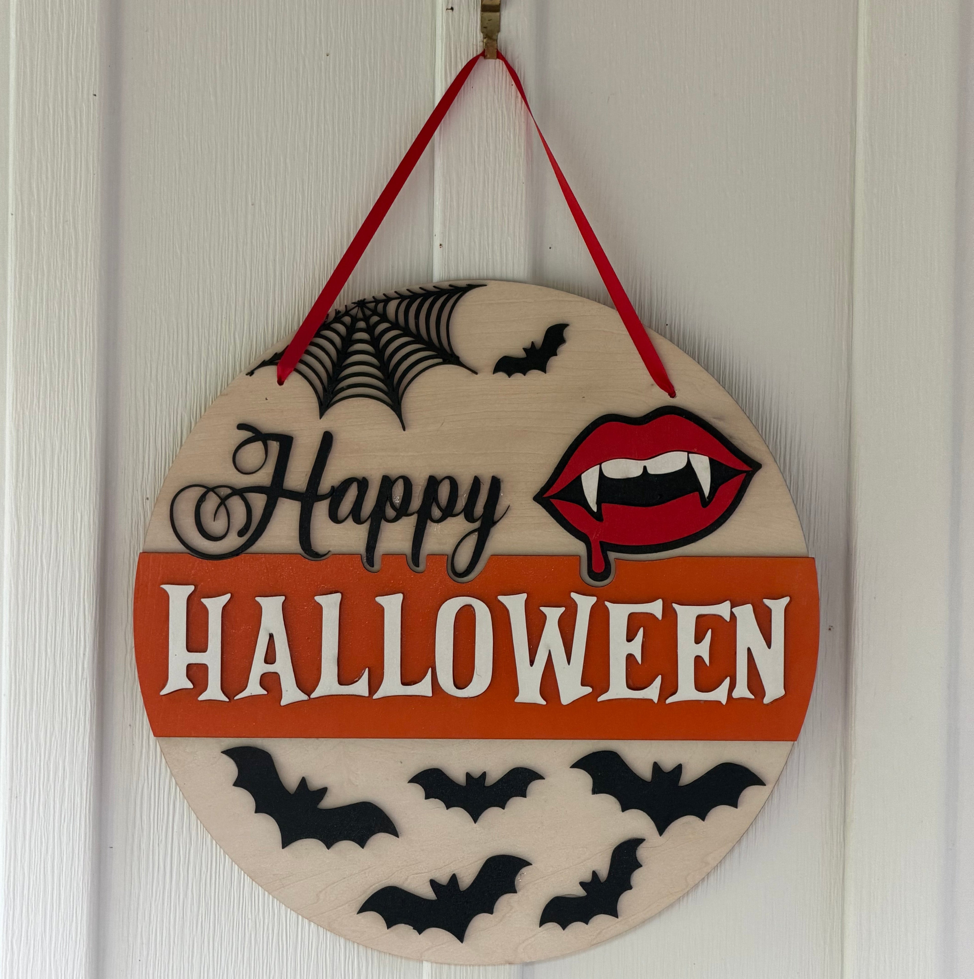 Happy Halloween Decor Signs