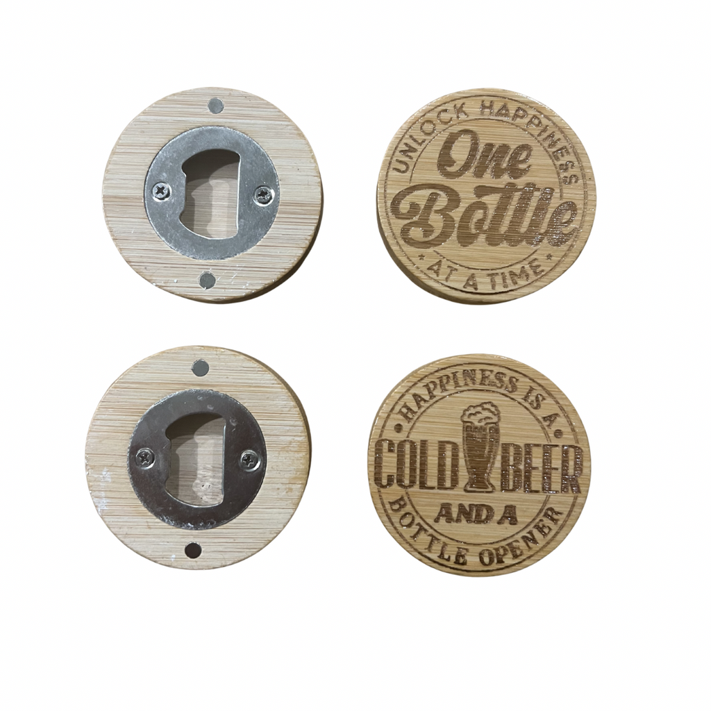 Round Magnetic Bottle Openers