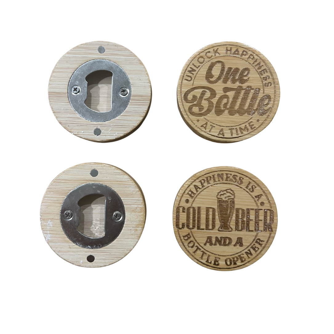 Round Magnetic Bottle Openers