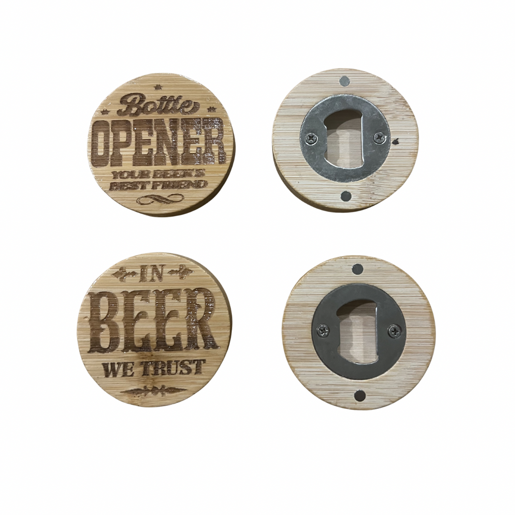 Round Magnetic Bottle Openers